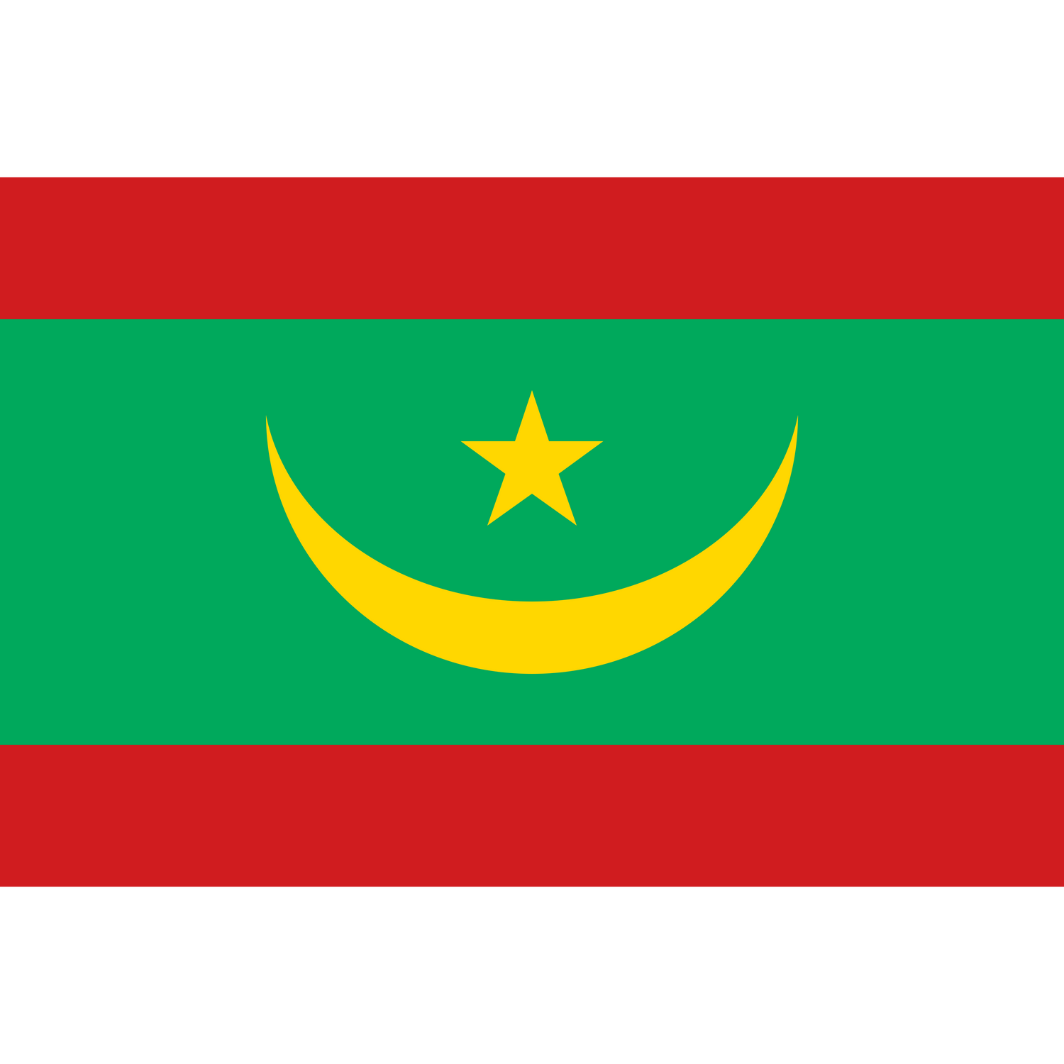 Mauritania flag inspired collection – Not Just African by Brush Africa