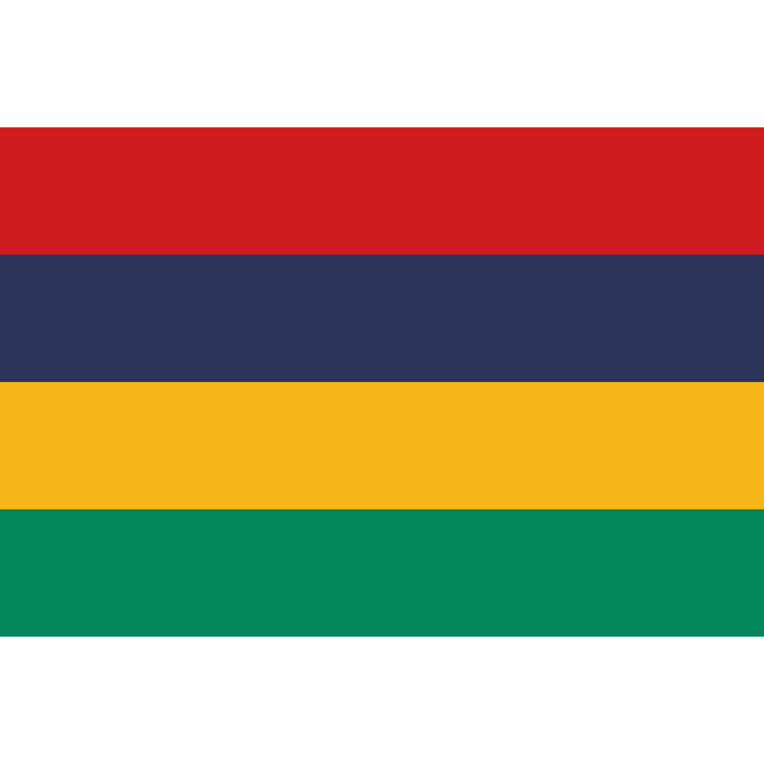 Mauritius flag inspired collection – Not Just African by Brush Africa