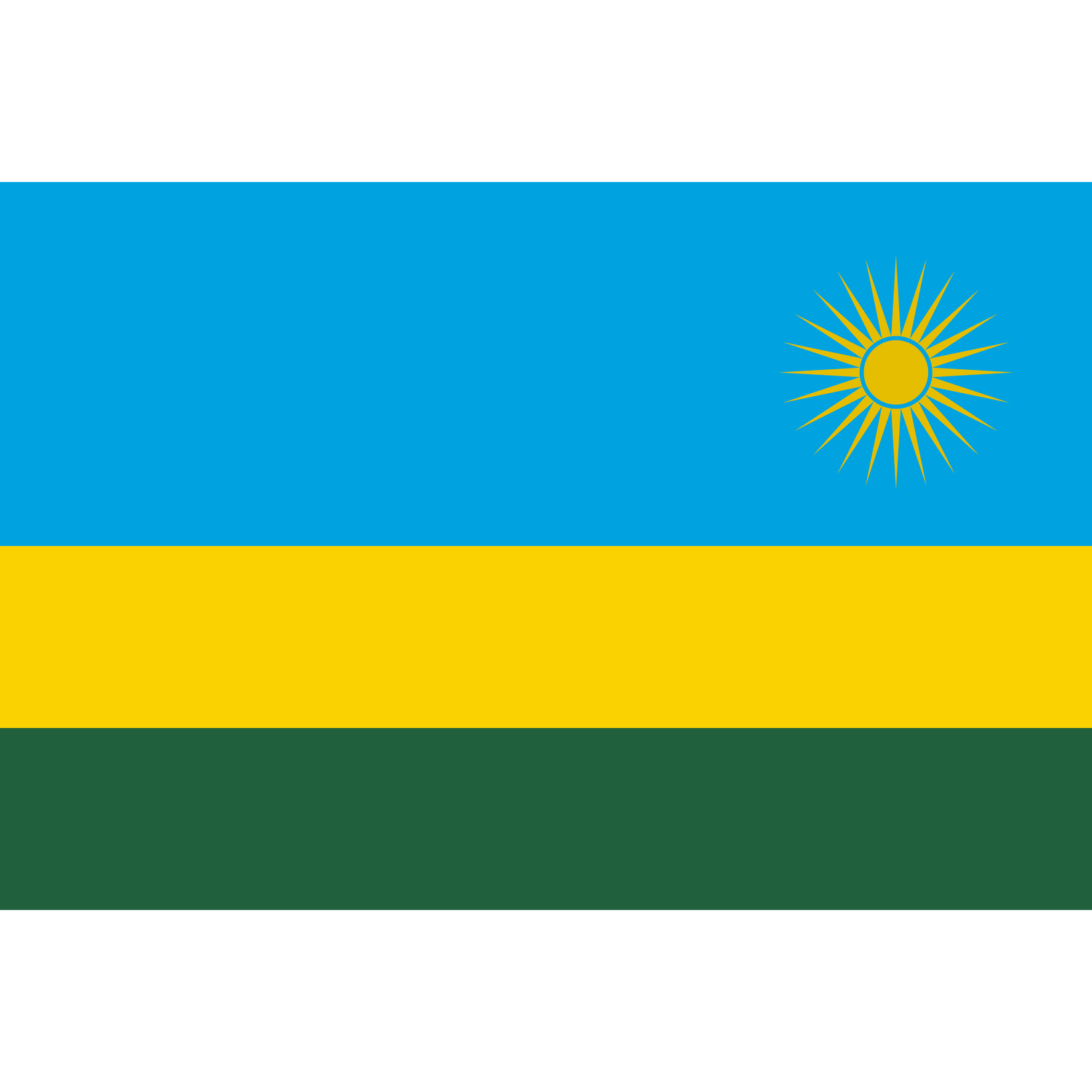 Rwanda flag inspired collection – Not Just African by Brush Africa